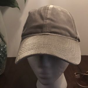 Gray faux Suede women’s Cap